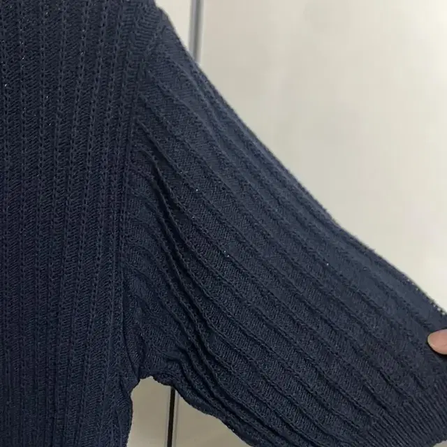 브라운야드 Half Collar Knit, Navy 3사이즈