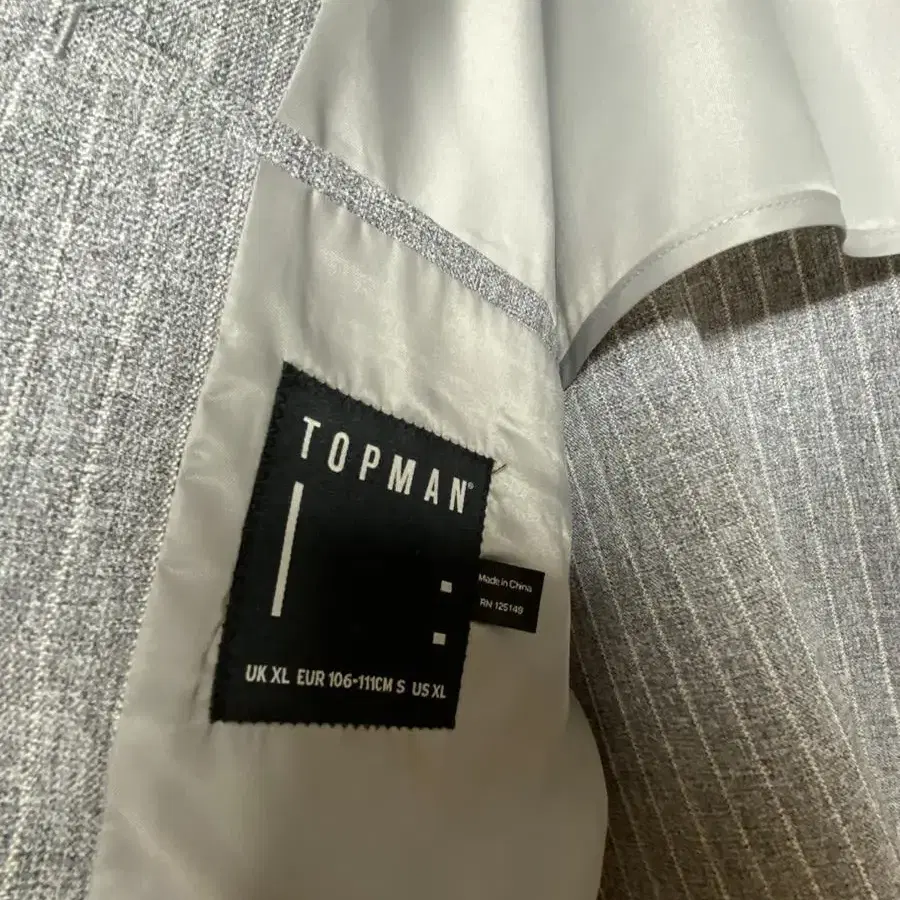 영국 topshop 탑맨 블루종 xl