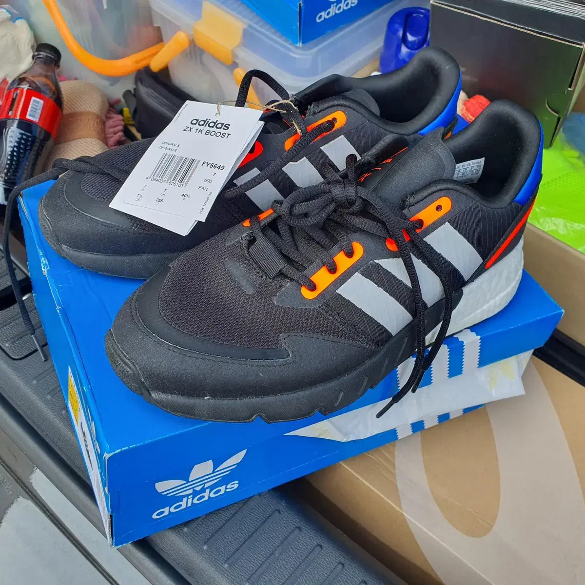 (새상품) 아디다스 ZX 1K BOOST FY5649(255미리)