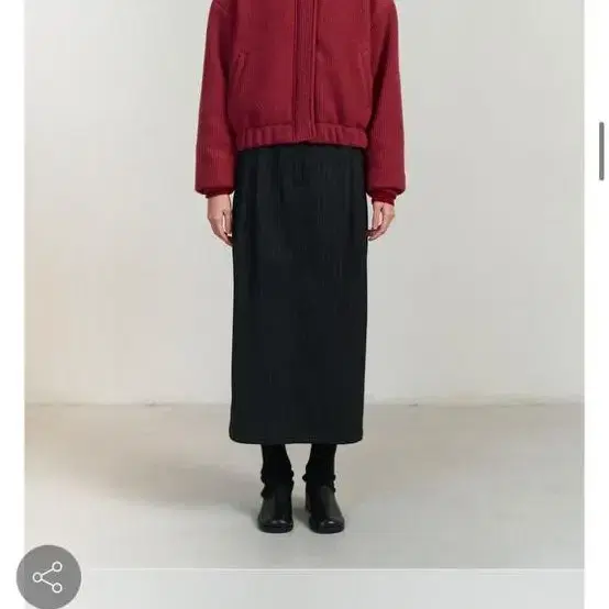 아모멘토 스커트 팝니다STRIPE WOOL GARCONNE SKIRT