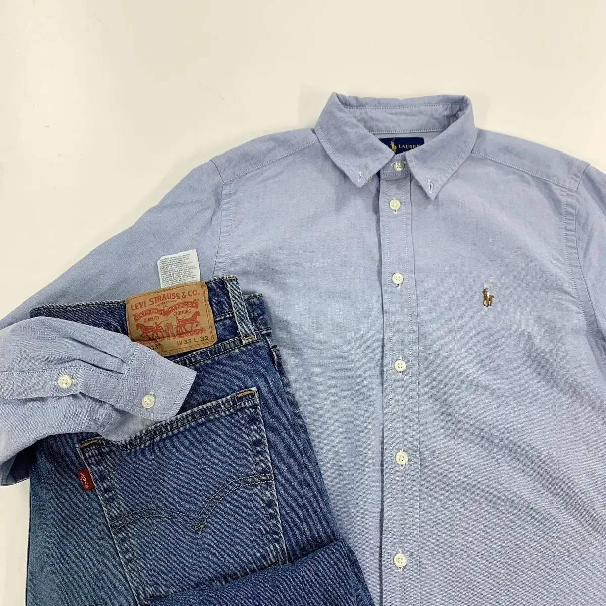 [L]Polo Women's Sky Blue Shirt CK7037