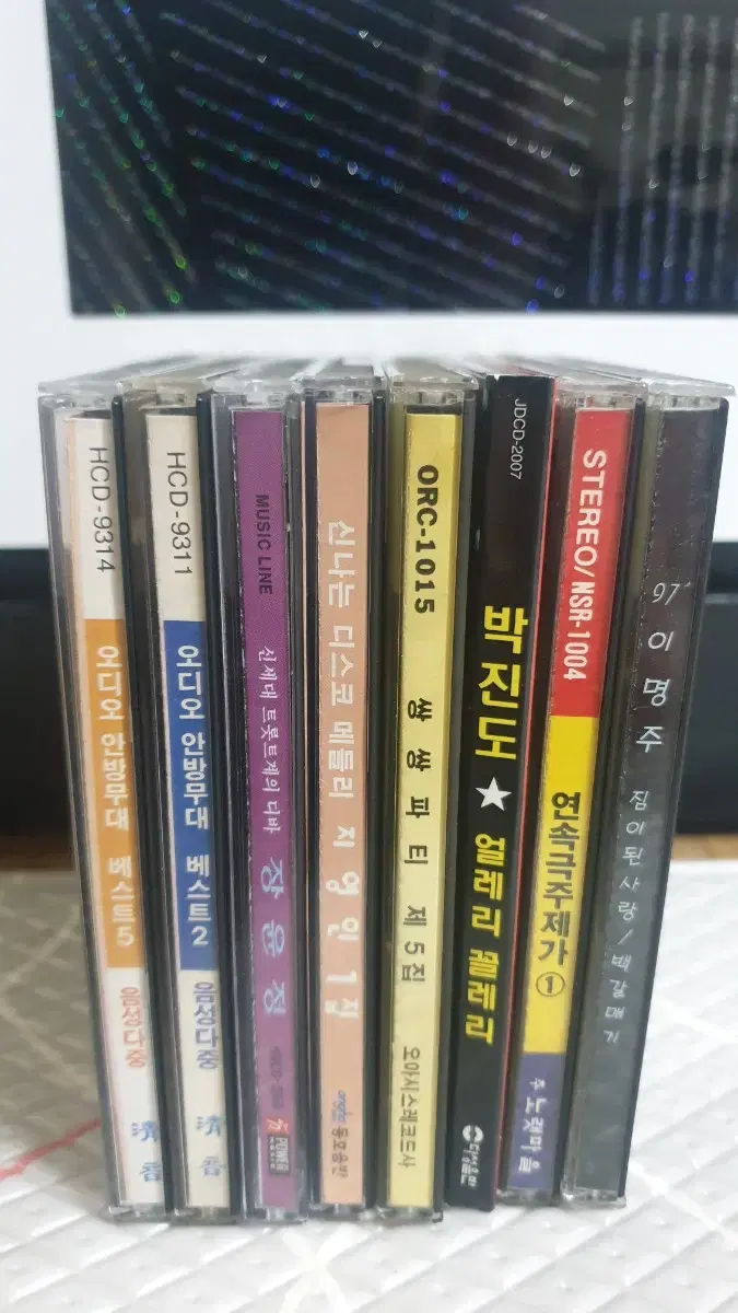 가요,트로트 장윤정외 일괄 CD8장