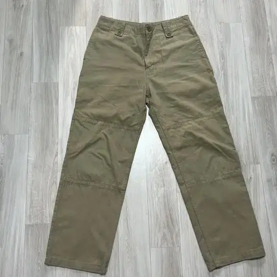 유니폼 브릿지 button work chino pants beige