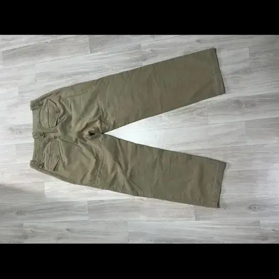 유니폼 브릿지 button work chino pants beige