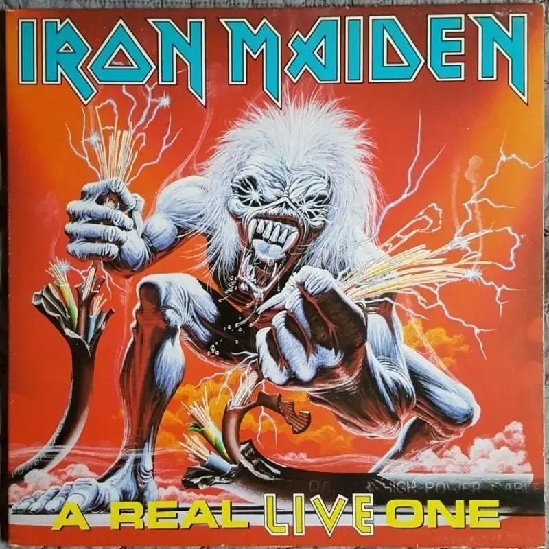 IRON MAIDEN - A REAL LIVE ONE LP