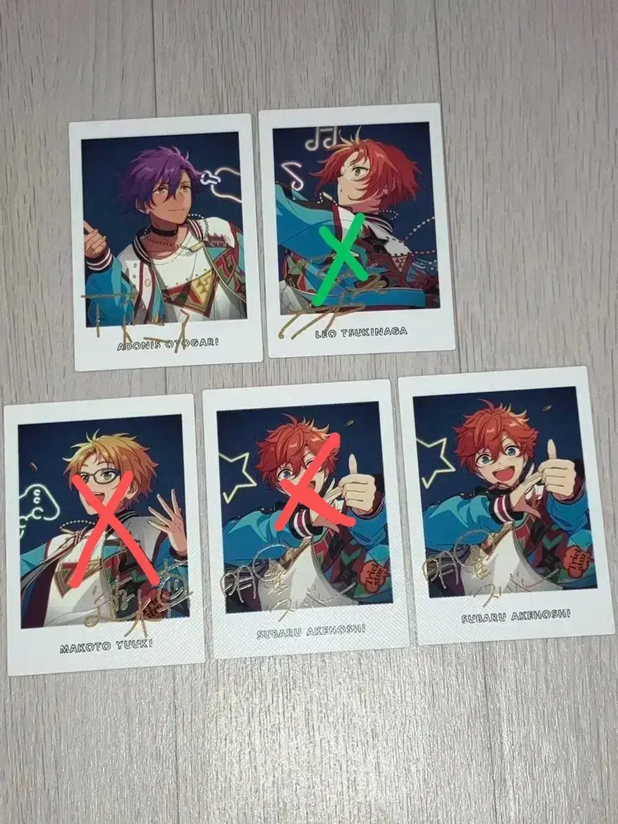 Anstar 7th Anniversary Pasha sell (Subaru, Makoto, Leo, Adonis)