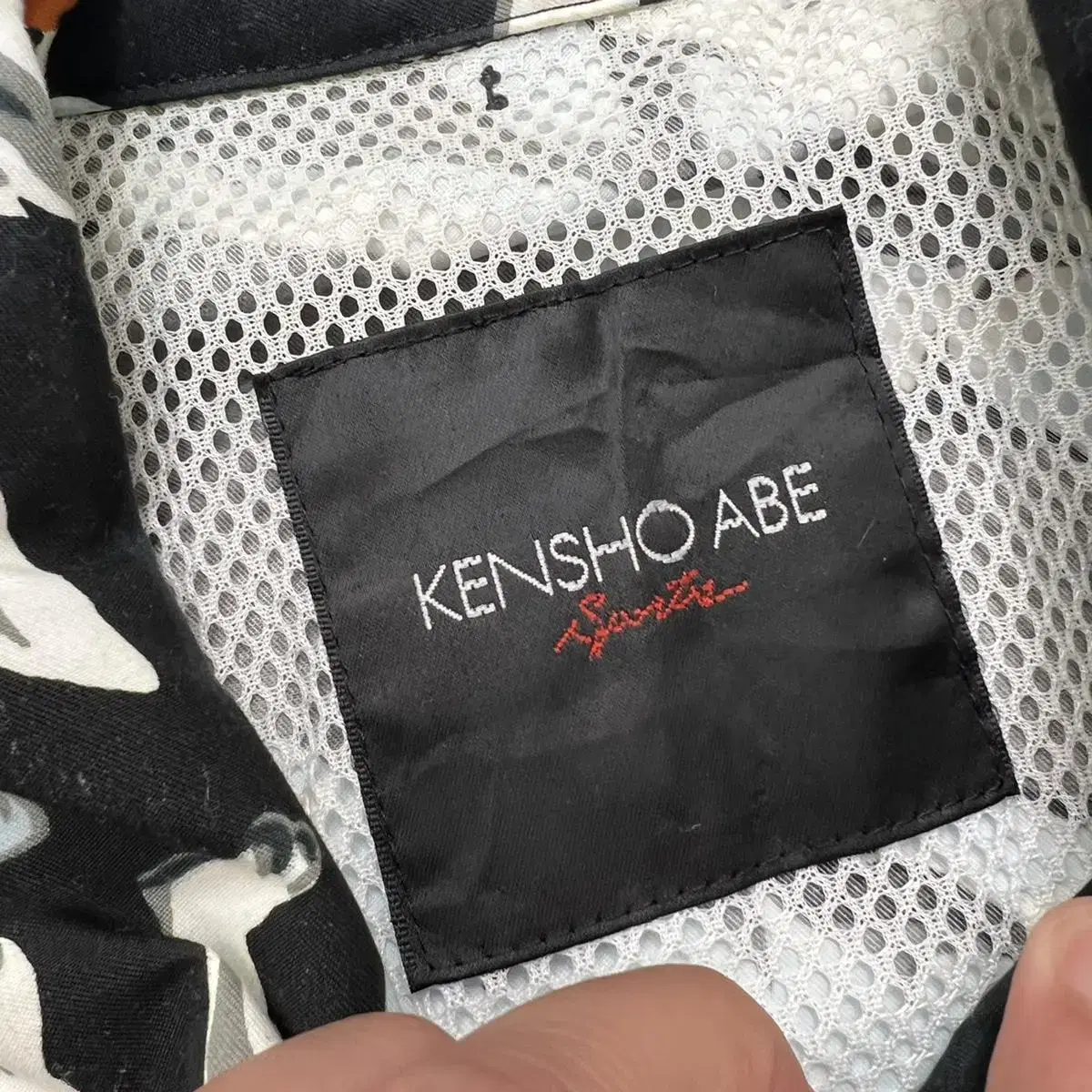 Kensho Abe Sport 애니멀 나일론 봄버 자켓