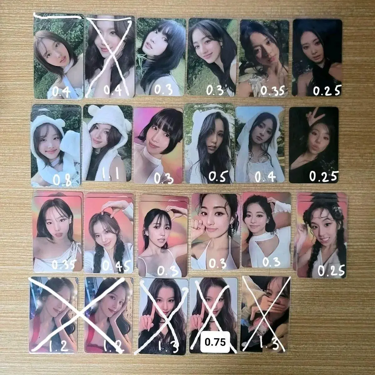 Twice's 13th album OneSpark album ld photocard unreleased photocard