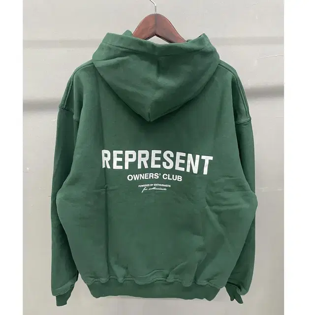 REPRESENT 오너스클럽 후드 그린 L사이즈 새상품