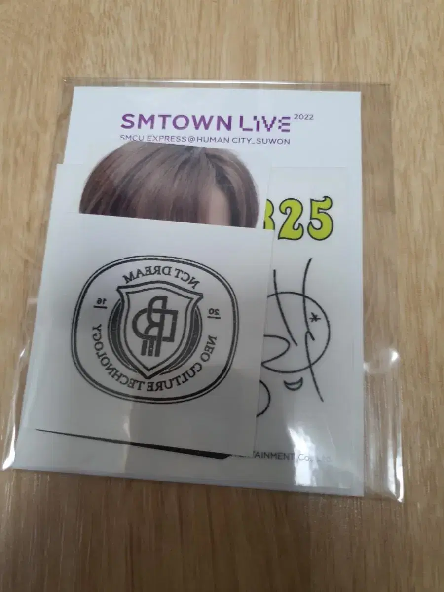 NCT Dream SMCU Tattoo Sticker photocard Jisung Han