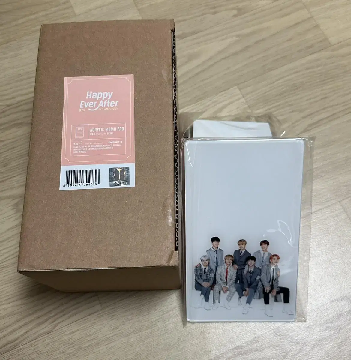 Bangtan BTS 4 Muster Memo Pad New Unused