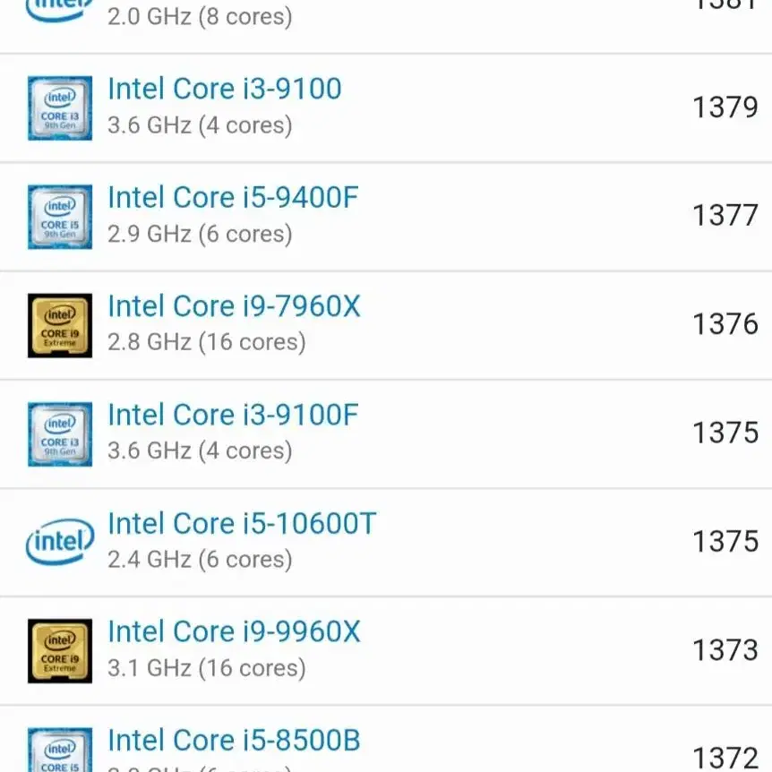 i3-9100f cpu 9세대 커피레이크 팝니다 롤 중간급 게임까지 추천