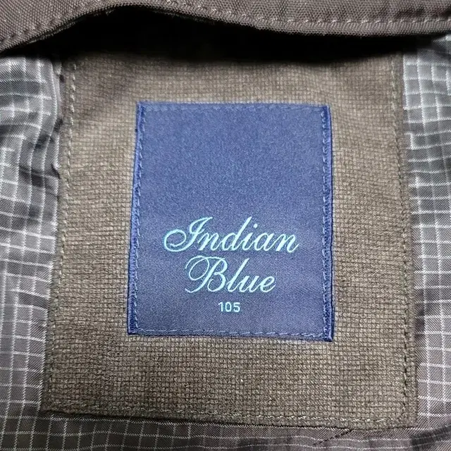 정품 Indian blue 퀼팅 이중여밈 탈부착 자켓 105