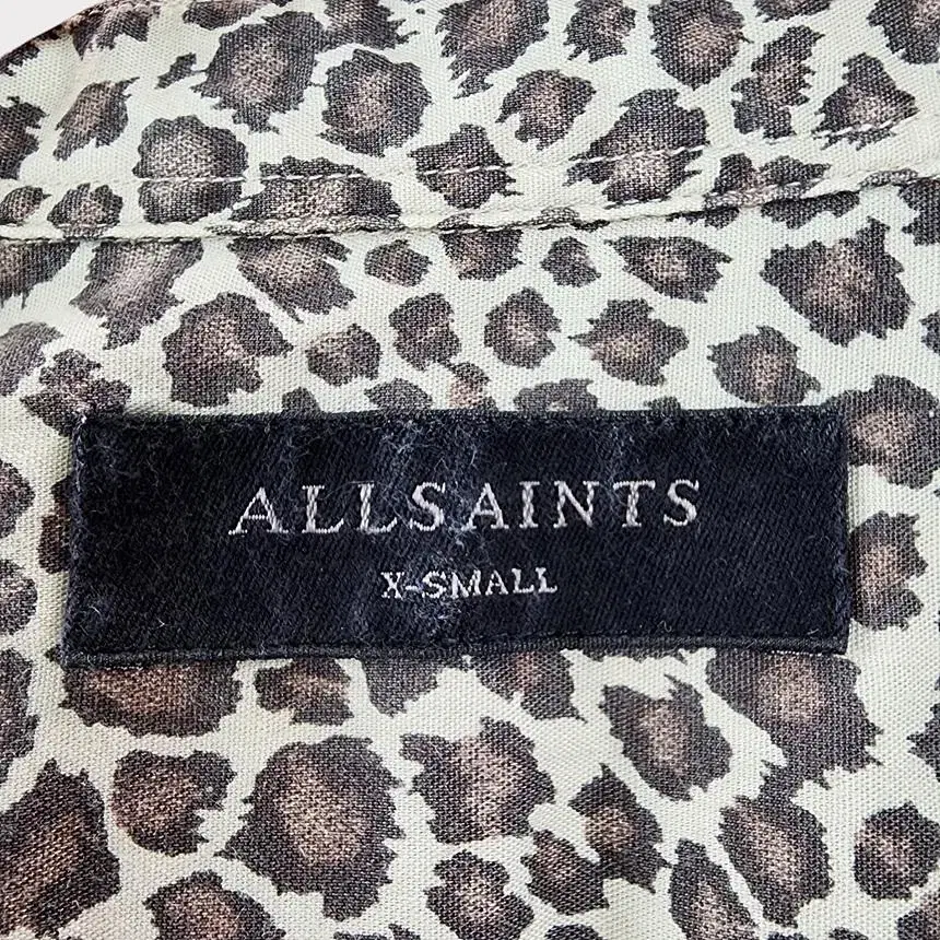 [XS] ALLSAINTS 올세인츠 호피무늬 반팔 셔츠