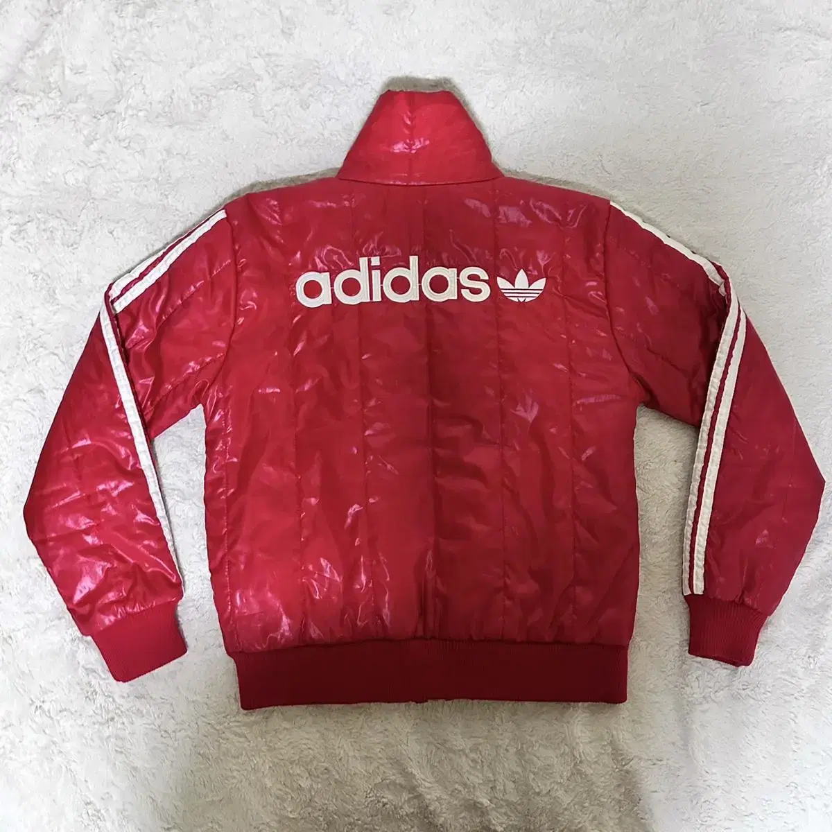 Adidas Original red quilting padding