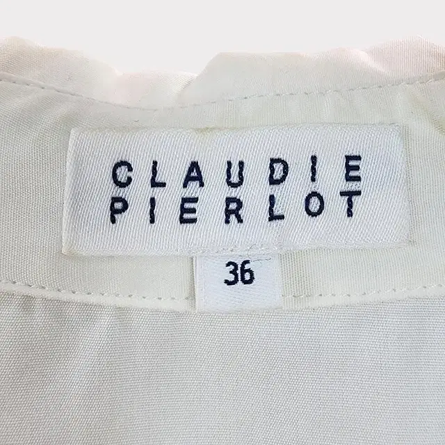 [36] CLAUDIE PIERLOT 끌로디 피에로 진주 카라 블라우스