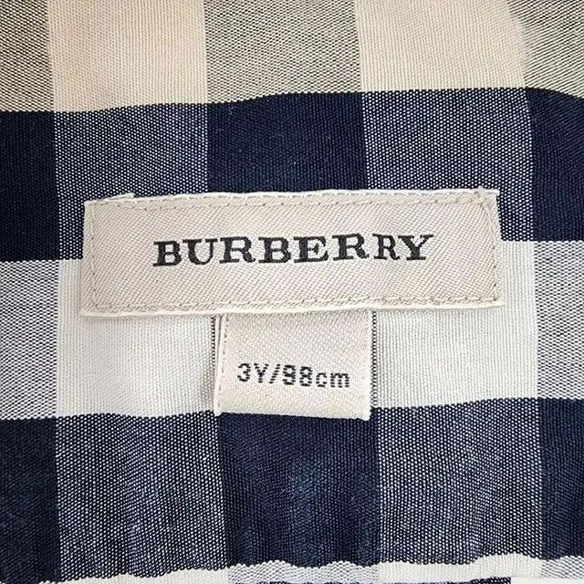 [3Y/98CM] BURBERRY 버버리 정품 아동복 체크 셔츠 남방