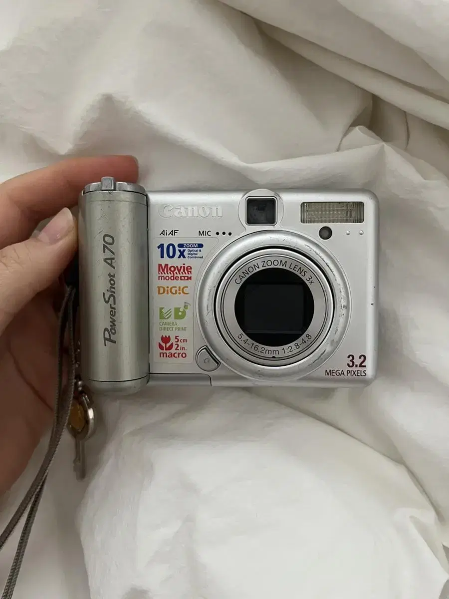 빈티지 디지털카메라 Canon powershot a70 메모리카드포함