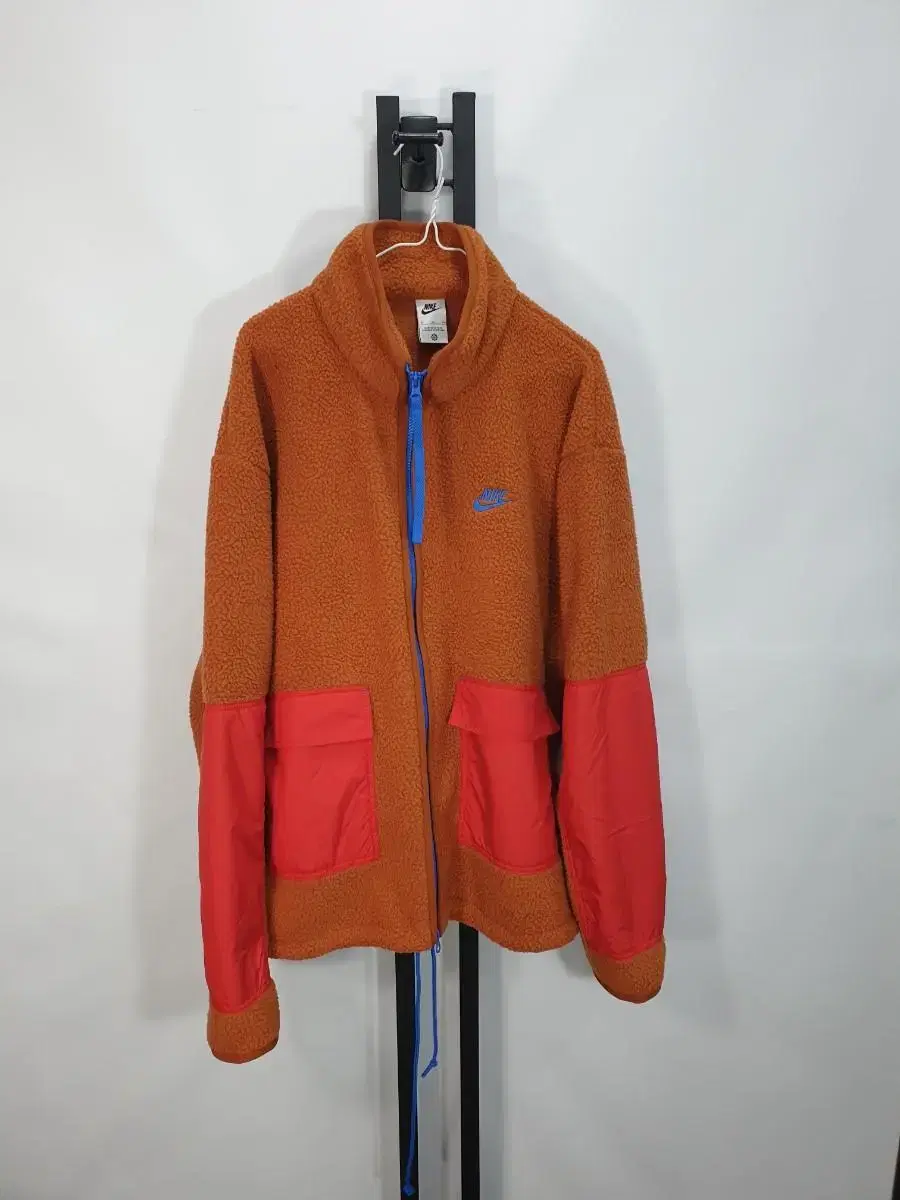 Nike Furis Essential Sherpa Fleece Jacket Orange XL