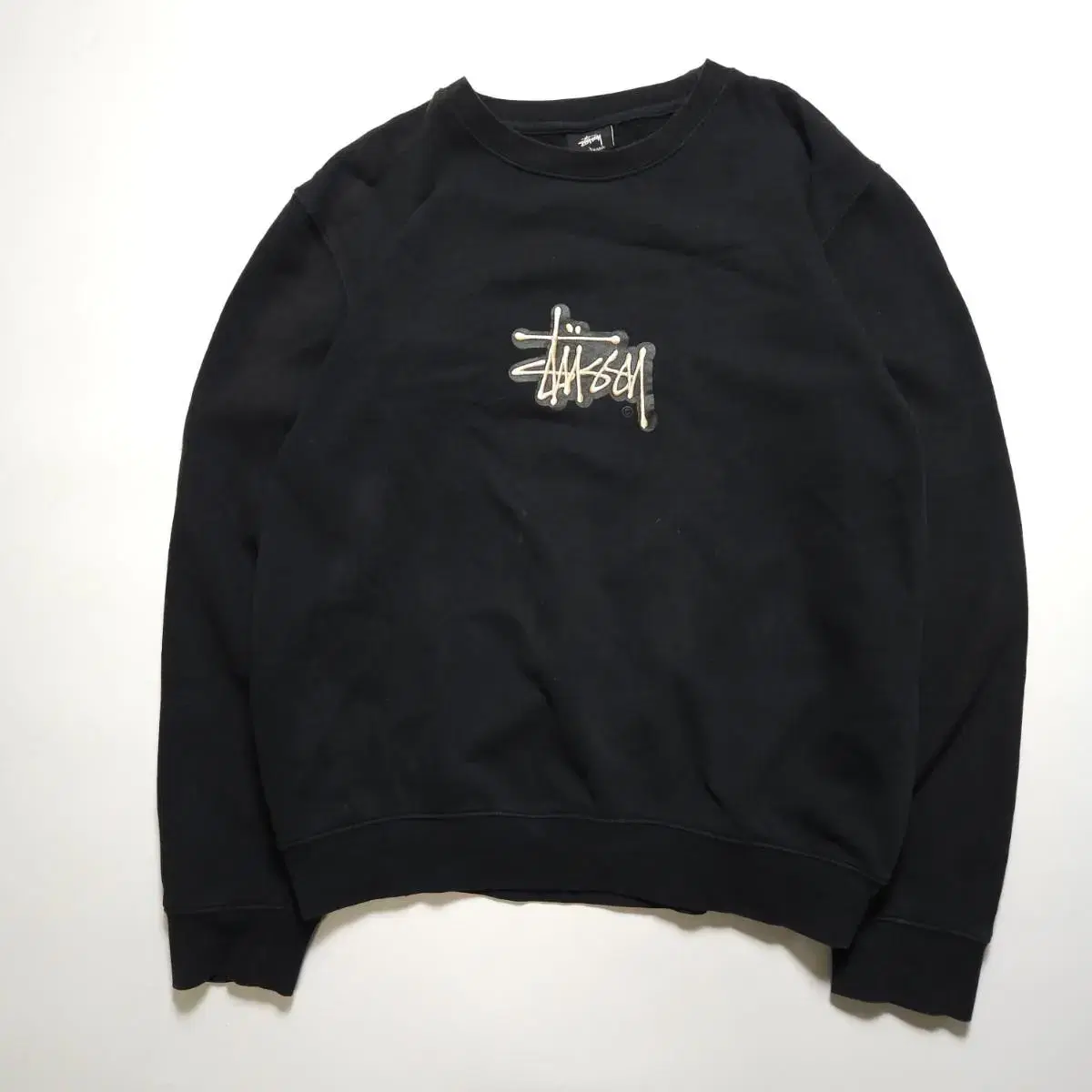 Stussy Big Logo Man-to-Man Black [L]