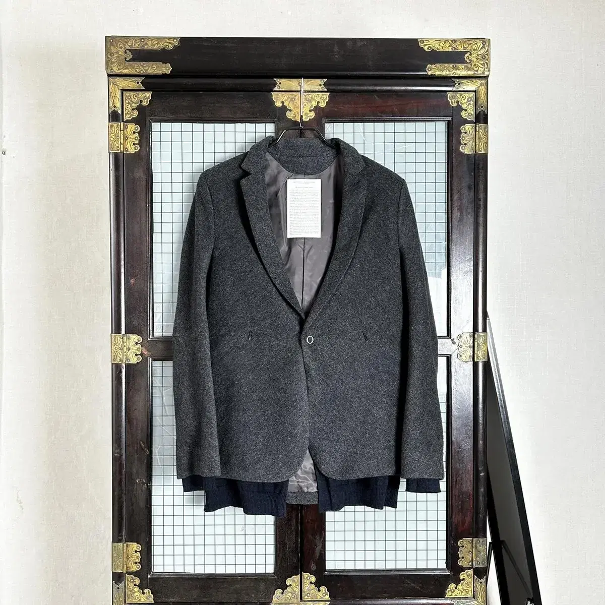 UNDERCOVERISM Wool and cashmere 3-button jacket