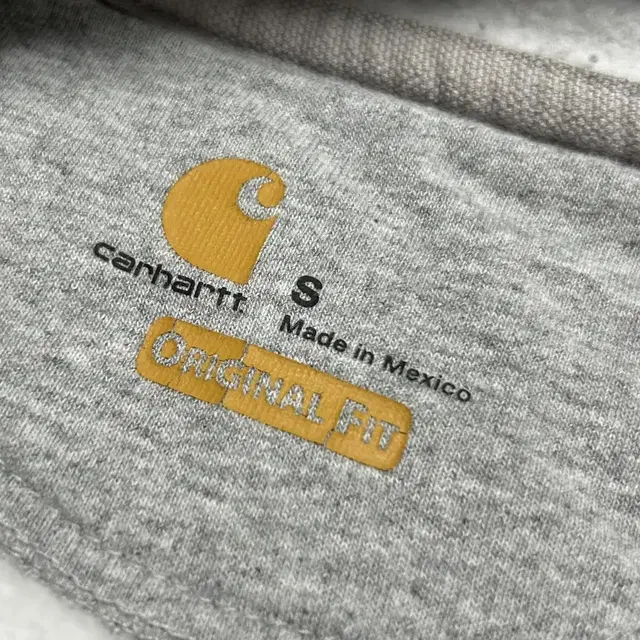 [ M ] Carhartt 칼하트 그레이 후드티