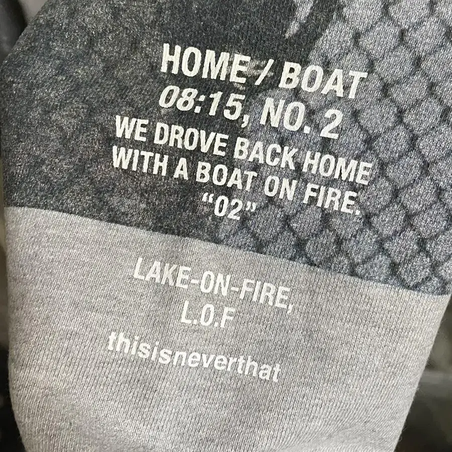 [L] 디스이즈네버댓 15ss Lake on fire 후드