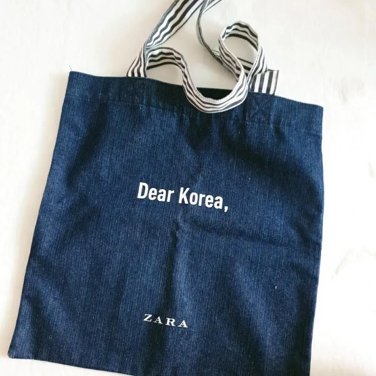 zara 자라 데님에코백