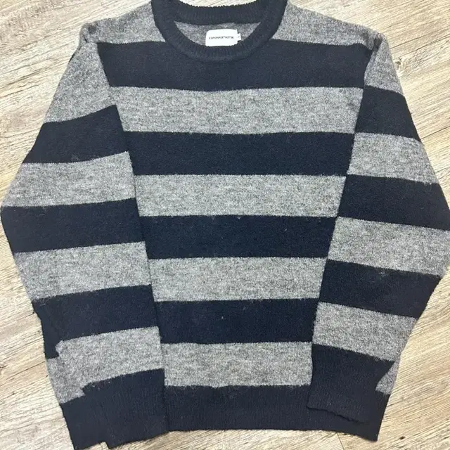 에스피오나지 Hairy Border Stripe Knit 니트