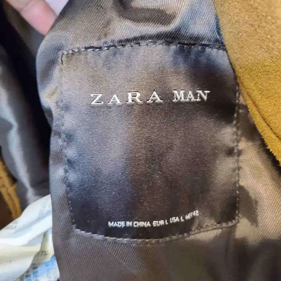 정품 ZARA MAN 웨스턴 스웨이드 자켓