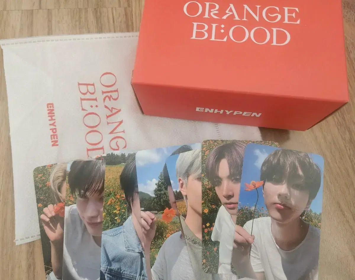 Enhypen Orangeblood EnConnect Photocard+Camera wts.