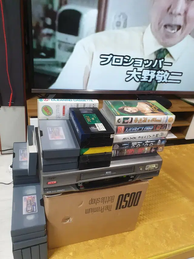 슈퍼 VHS(S-VHS) 비디오 데크(일반VHS와 호환) 슈퍼비디오테입