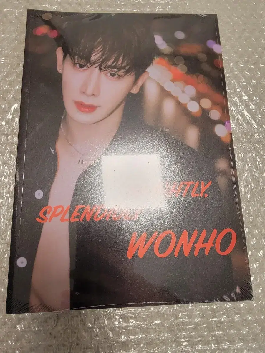 Wonho C. photobook (pre-order) unsealed with pre-order benefits