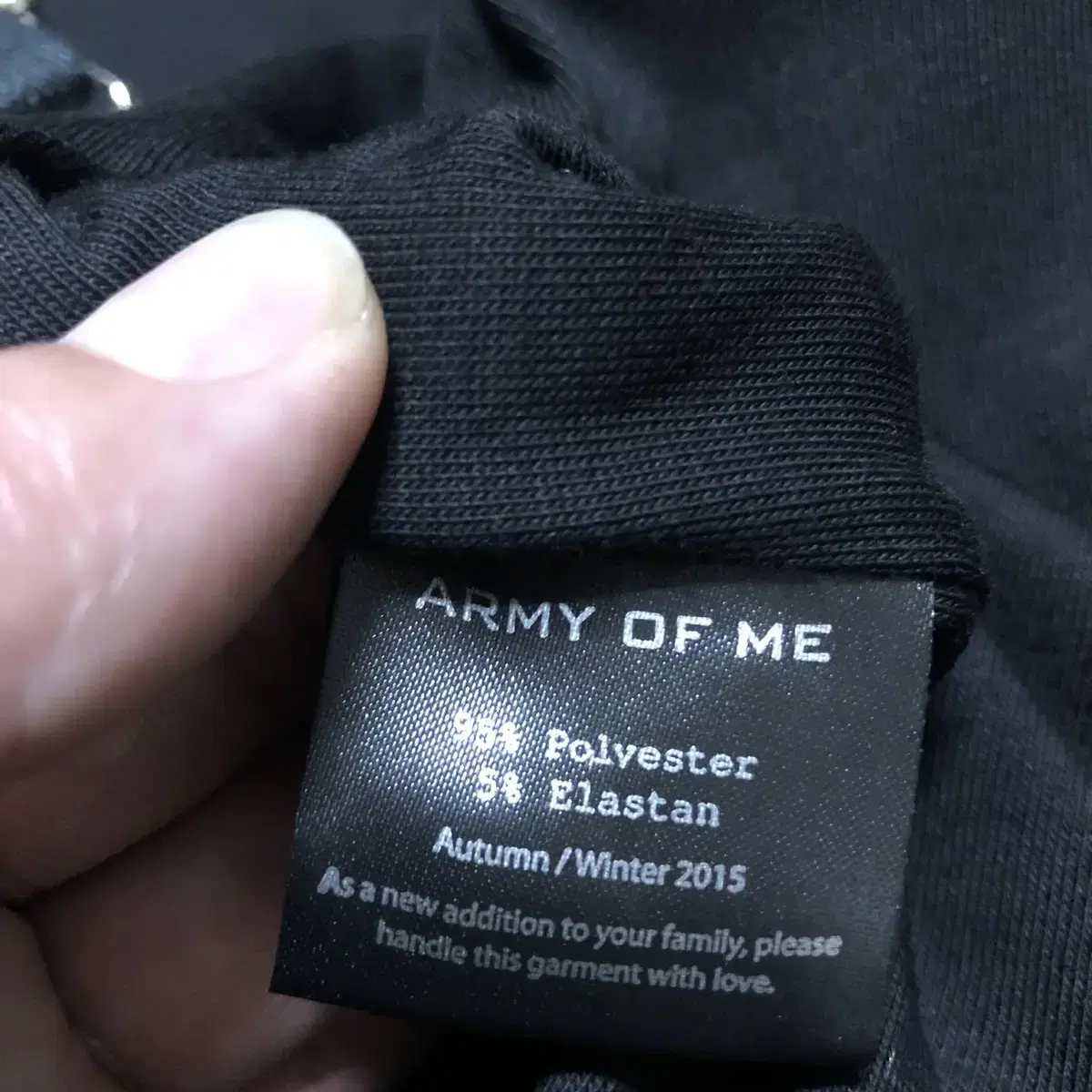 ARMY OF ME NEOPRENE BOMBER(M 사이즈)유니색스