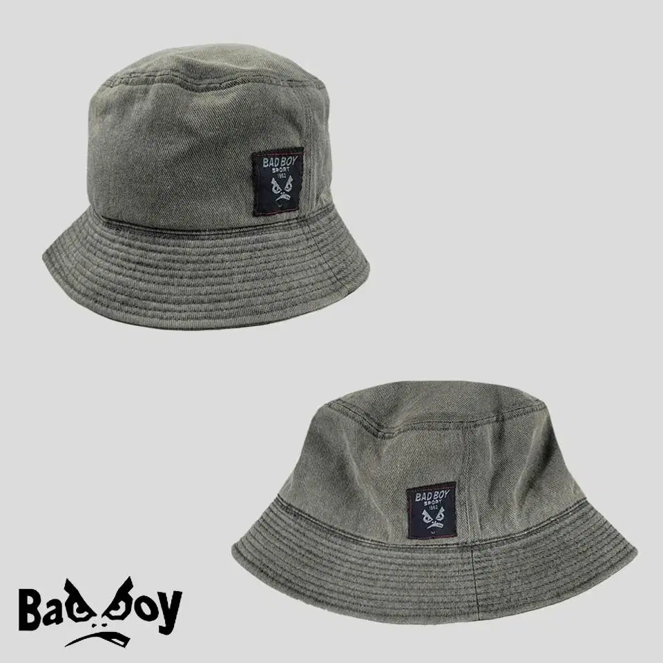 BADBOY SPORT Badboy gray pigment-washed boxer patchCotton