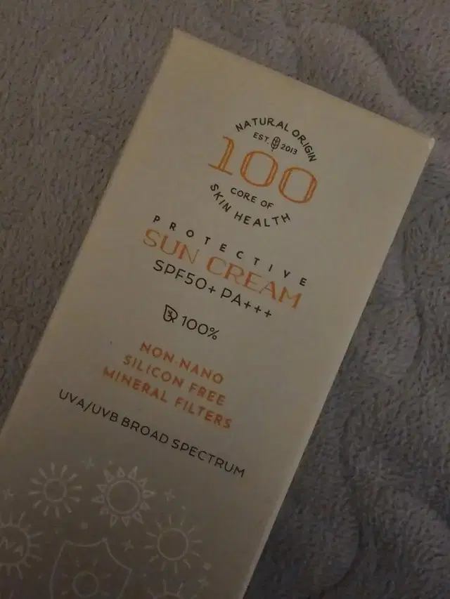 미개봉새제품)닥터올가 100 선크림 50ml(SPF50+)