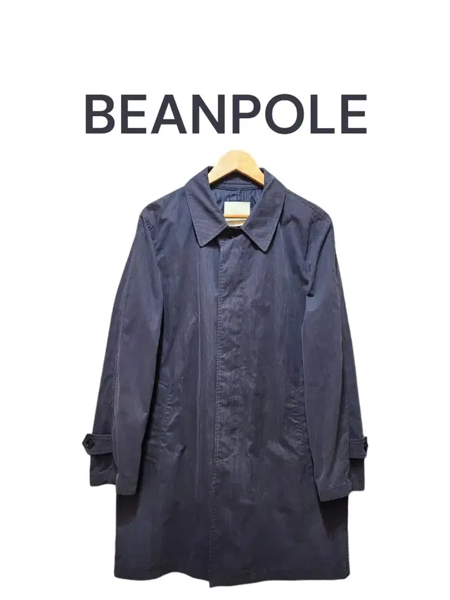 [105] BEANPOLE 빈폴 네이비 코튼 블렌드 디데쳐블 코트