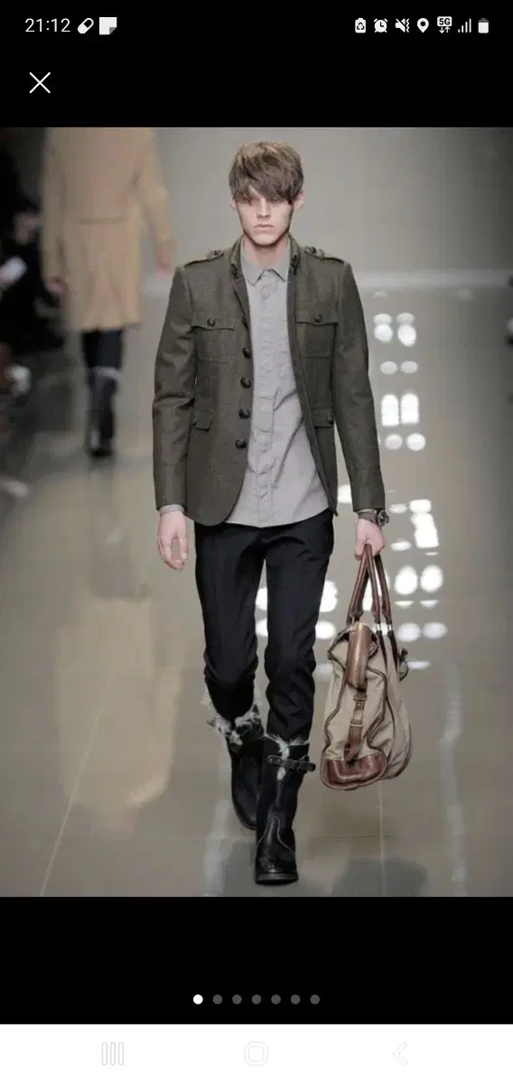 정품 Burberry Prorsum Military Coat-eu48