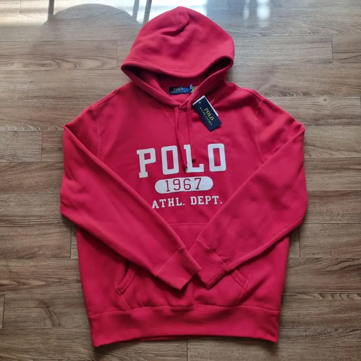 New)Polo 1967 Red Hoodie L