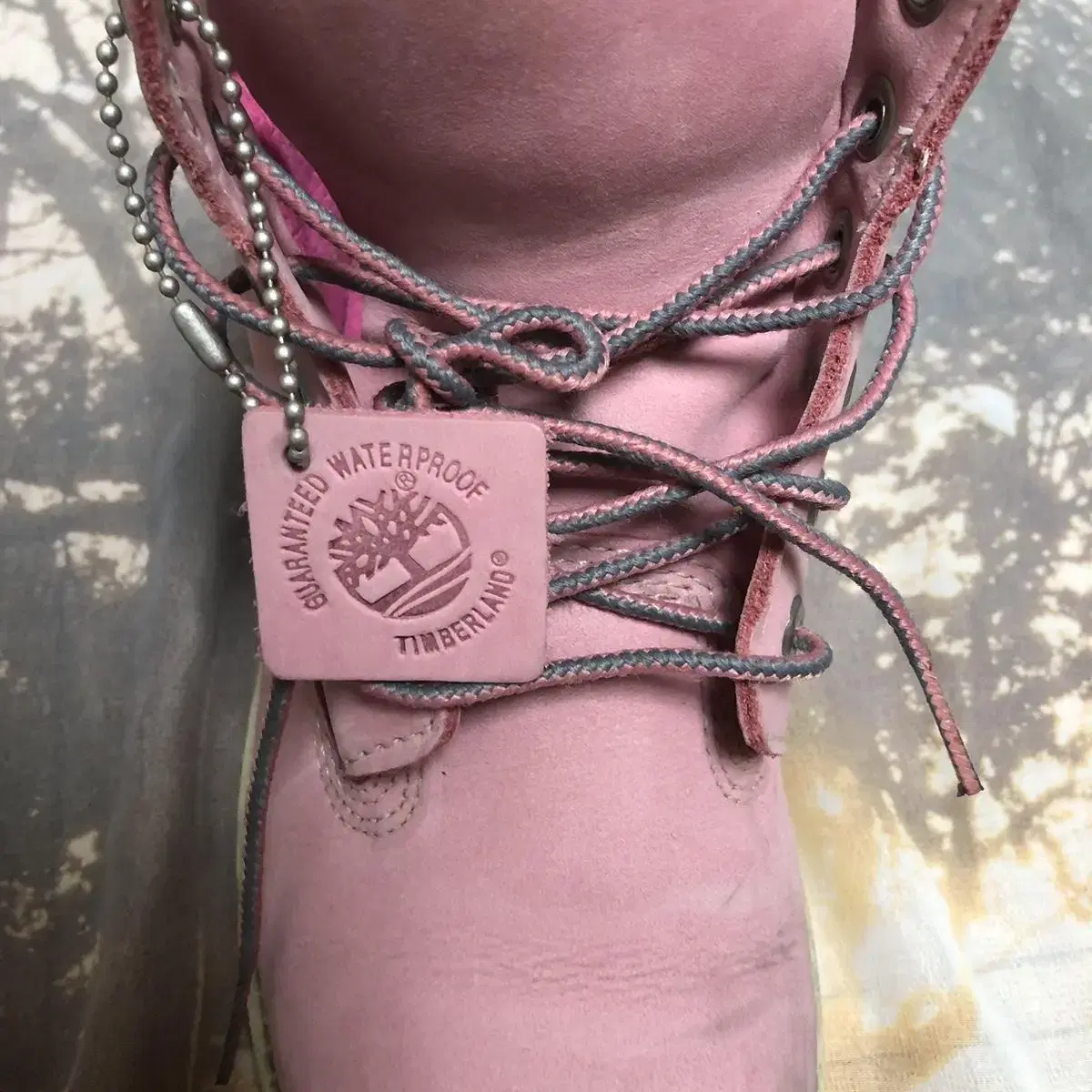 Vintage Timberland pink boots