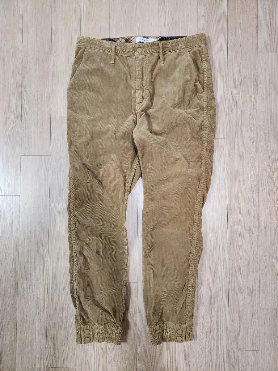 Non-Native Brown Corduroy Exhaust Pants