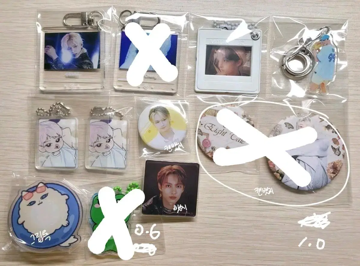 Seventeen jun the8 dk acrylic keyring Canbadge GripTalk