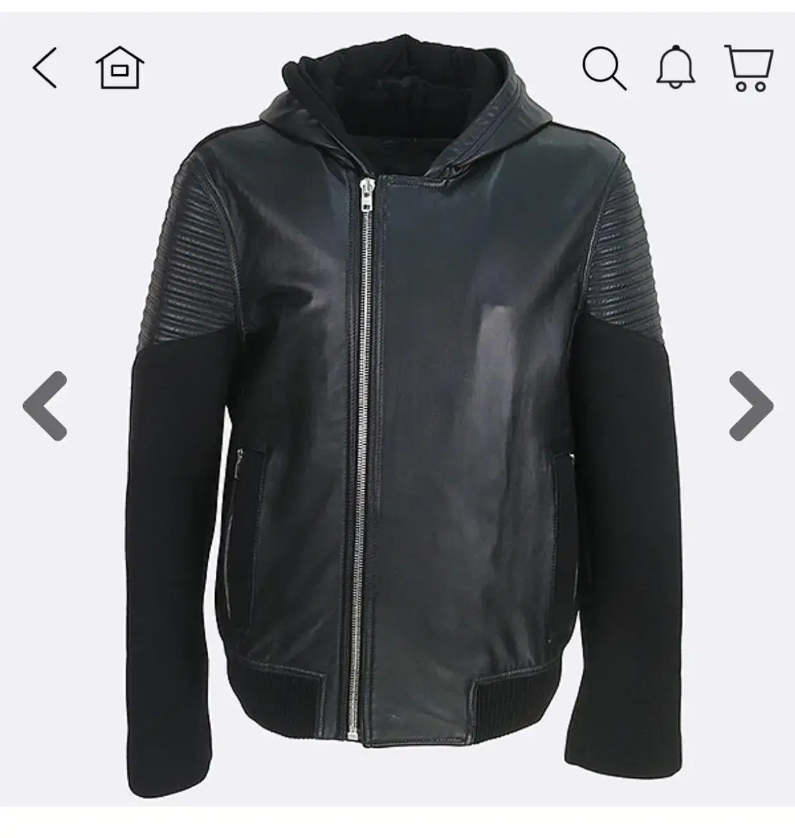 Givenchy Ram Deader Two-Tone Hooded Rider Leather Jacket (price reducedx)