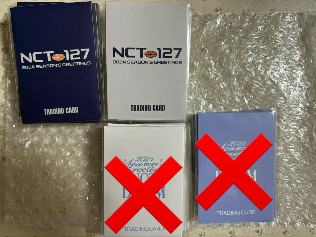 NCT 127, Dream 2024 season's greetings tc sealed WTS