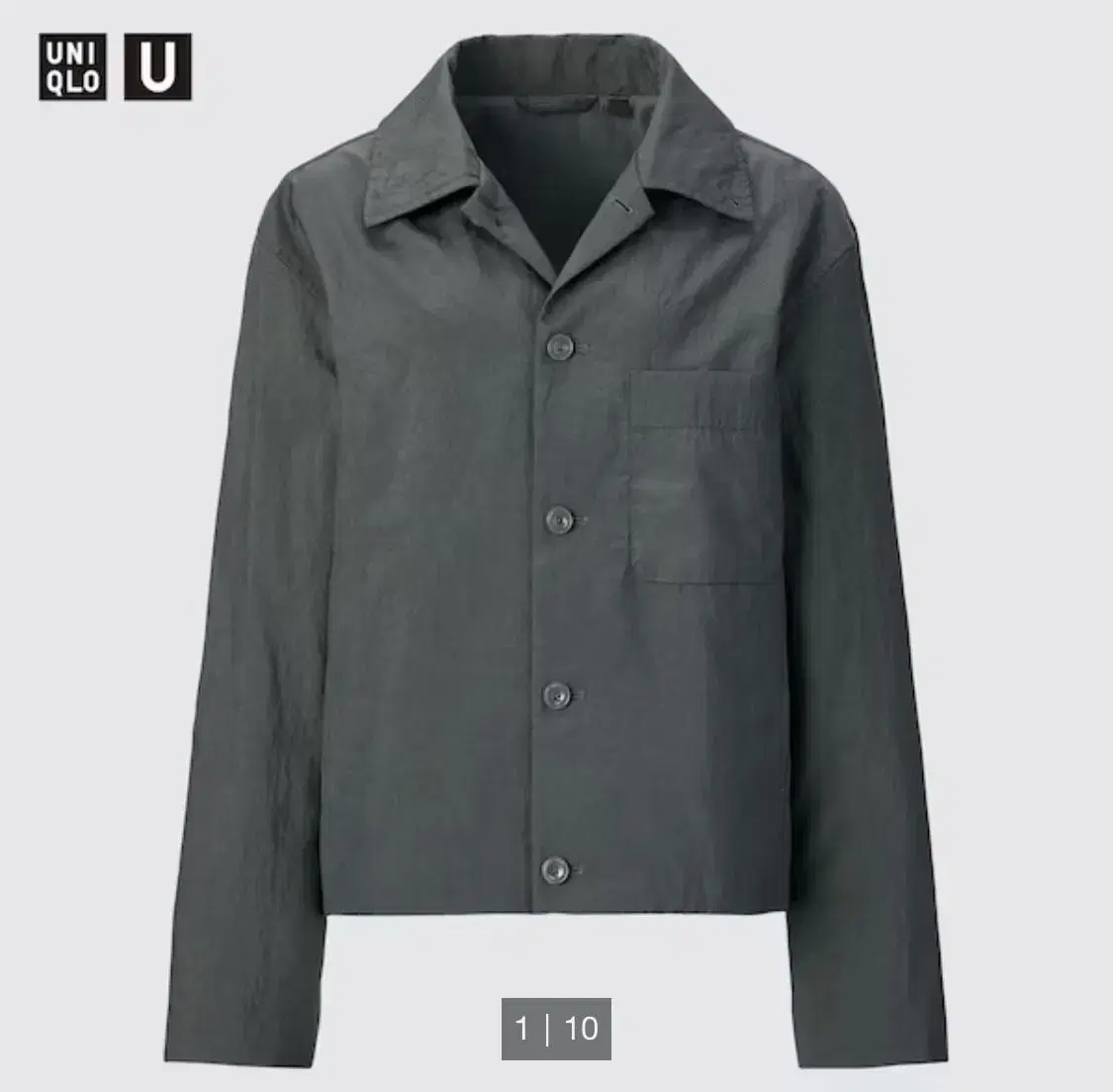 [NEW]UNIQLO U Nylon Shirt Jacket Work Utility Field Fishtail Parka