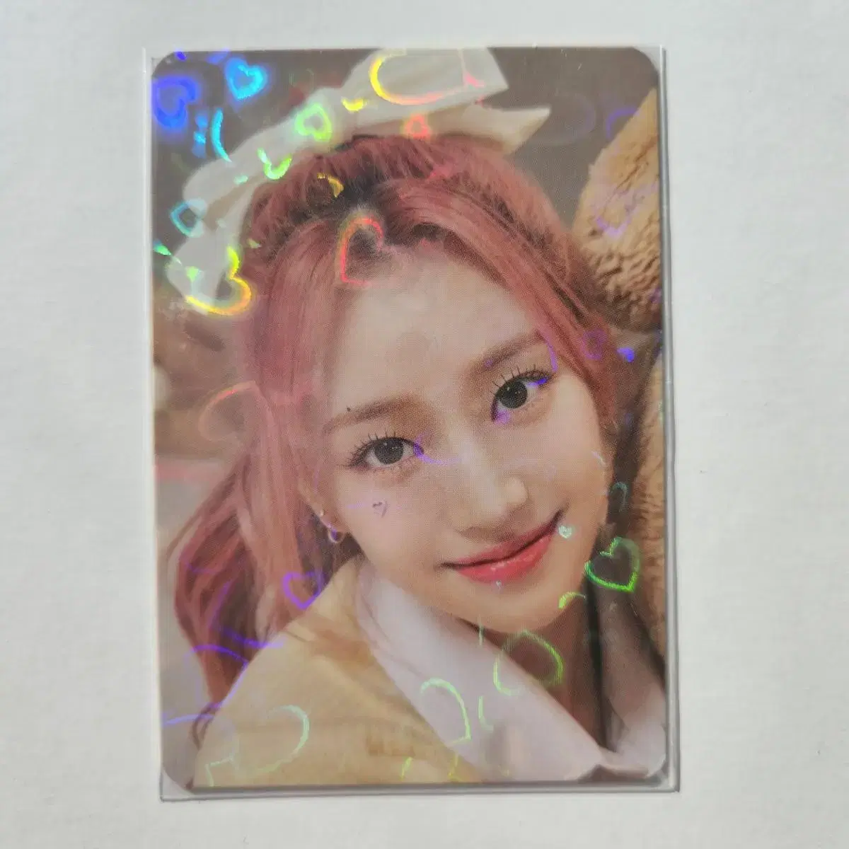 Stayc sumin Teddy Bear Harter Chairman tc Double-sided photocard