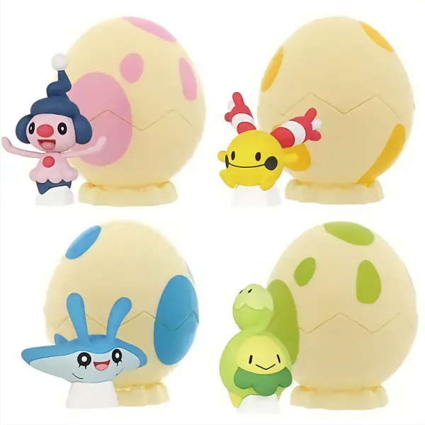 Pokémon Gacha Eggport Figures (Mimic/Rattletail/Tamanta/Komonwool)