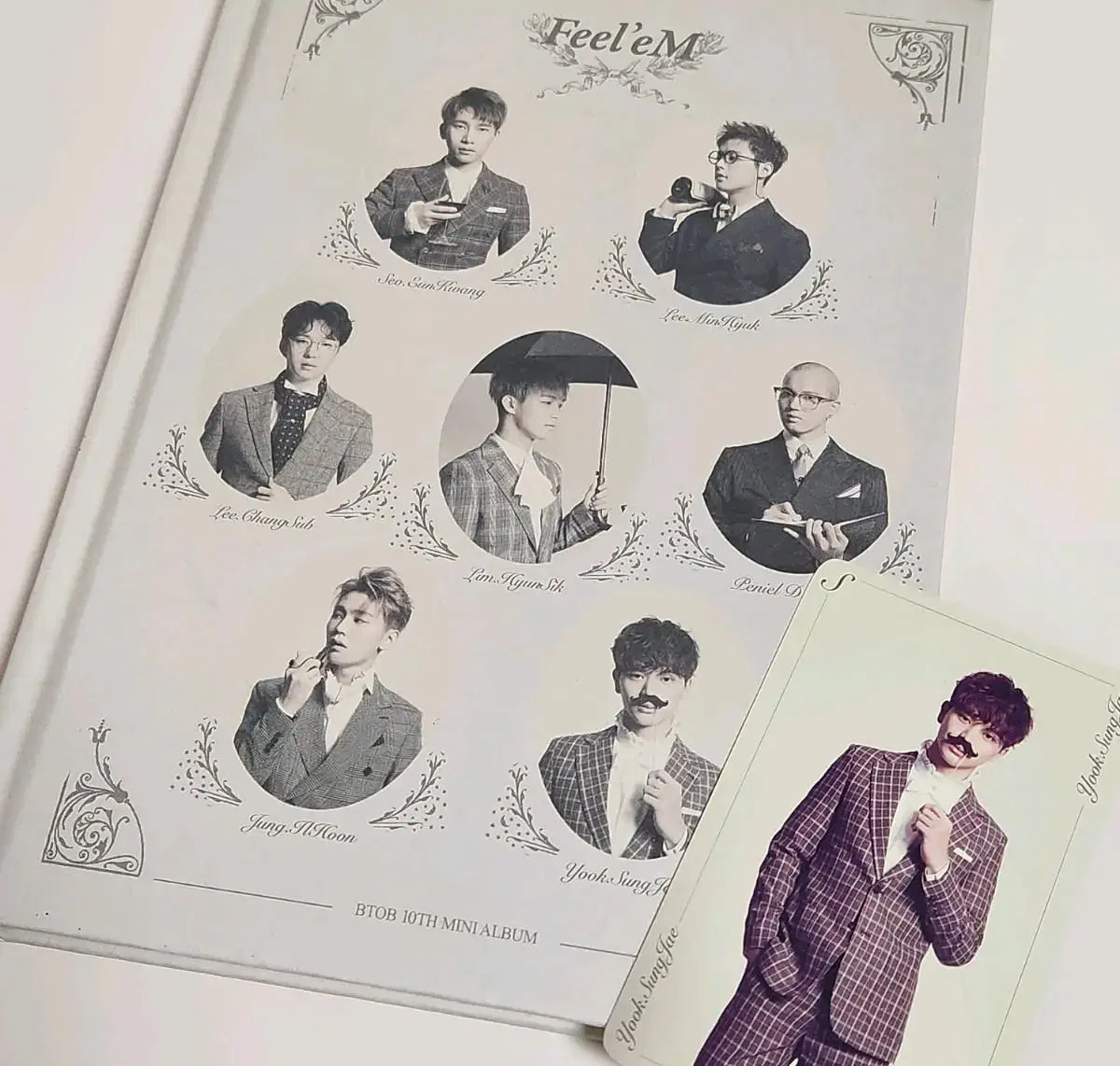 BTOB Mini 10th Album Feel'eM Movie album Sungjae photocard