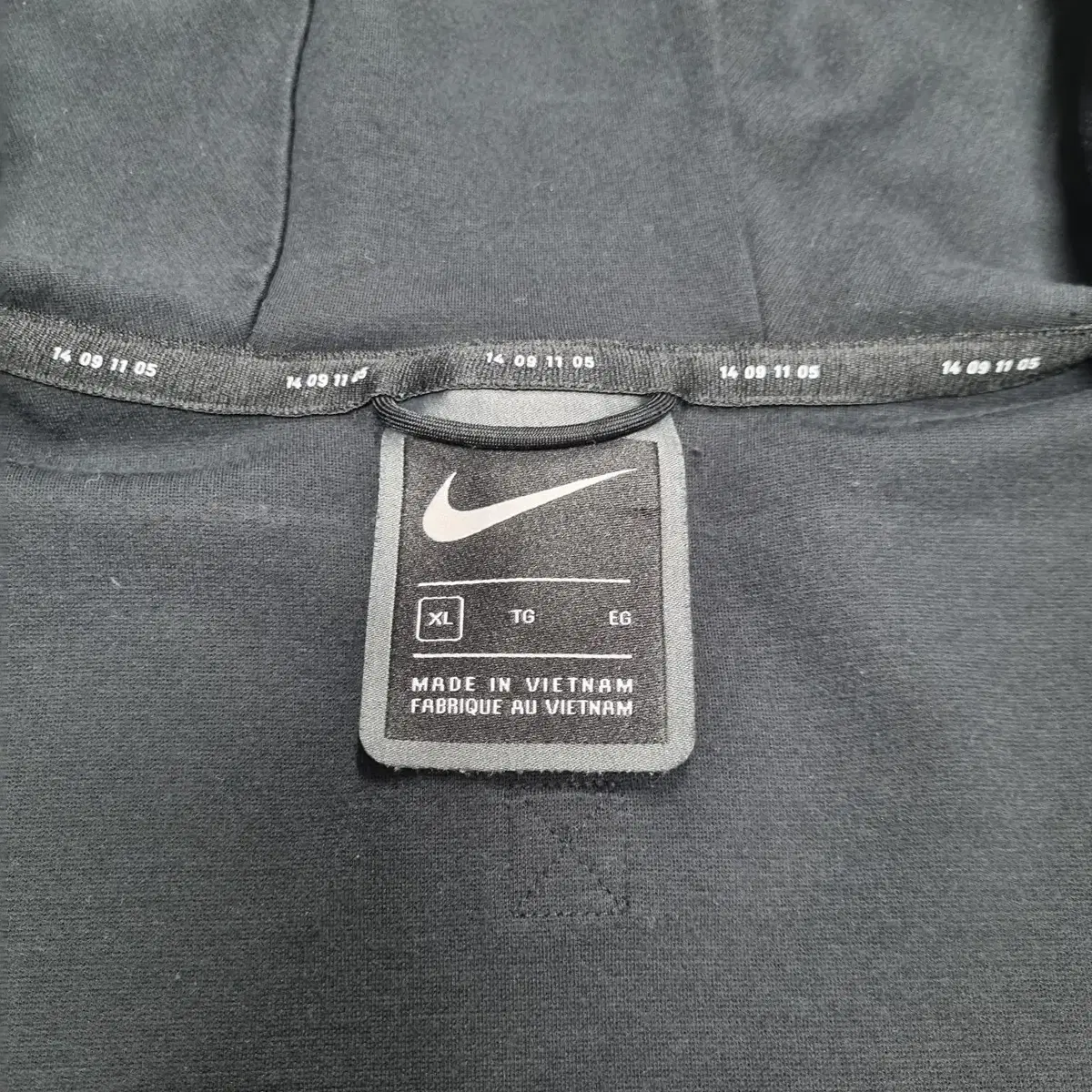 나이키 NSW 테크팩 풀집업 후디 블랙 - XL  NIKE 트레이닝 후드