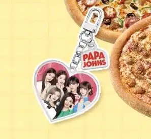 Ive Papa Johns Keyring